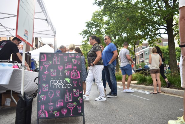 Bar Poca Madre, with its margaritas and tamales, proved a hot destination for adults Saturday. (Jesse Wright for the Pioneer Press)