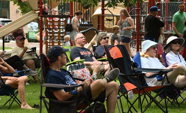 Taken at Party on the Green on Aug. 17, 2024 at Village Green Park in Northbrook. (Karie Angell Luc/Pioneer Press)