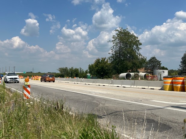 Roadwork on Bell Road in Homer Glen is expected to start up again after delays with utility relocation. (Michelle Mullins/for the Daily Southtown)