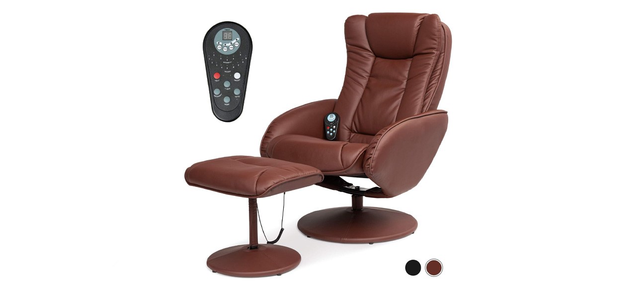 Best Choice Products Faux Leather Electric Massage Recliner Chair