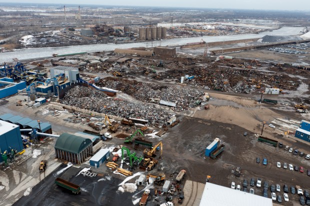 The Reserve Management Group facilities in the East Side neighborhood of Chicago on Feb. 16, 2022. (Erin Hooley/Chicago Tribune)