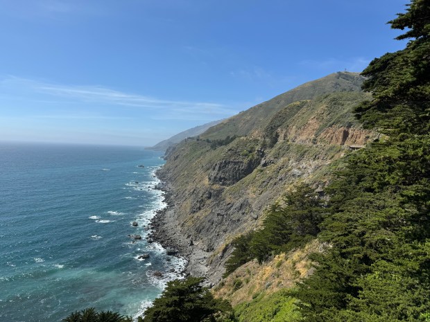 Big Sur's rugged coast looks especially dramatic from Ragged Point in the northwest corner of San Luis Obispo County. (Lori Rackl)