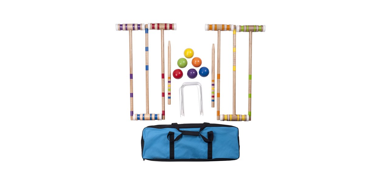 Hey! Play! 6 Player Croquet Set