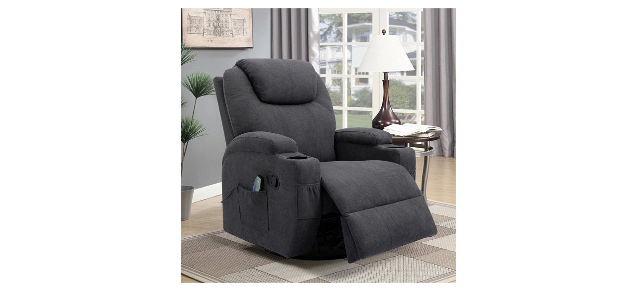 Latitude Run Reclining Heated Massage Chair 