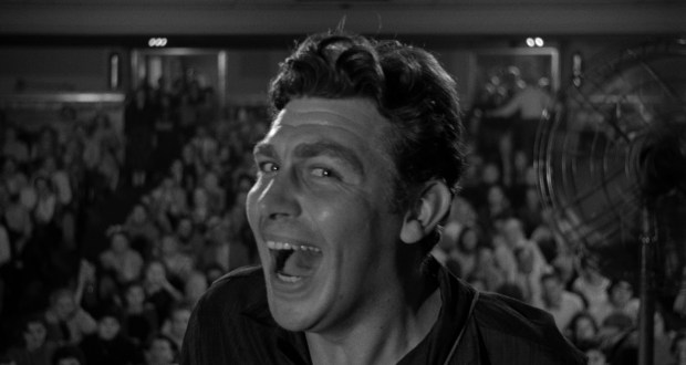 Andy Griffith, pre-Mayberry, played a folksy but sinister rising star with political ambitions in Eliza Kazan's 1957 drama "A Face in the Crowd." (Warner Bros. Classics)