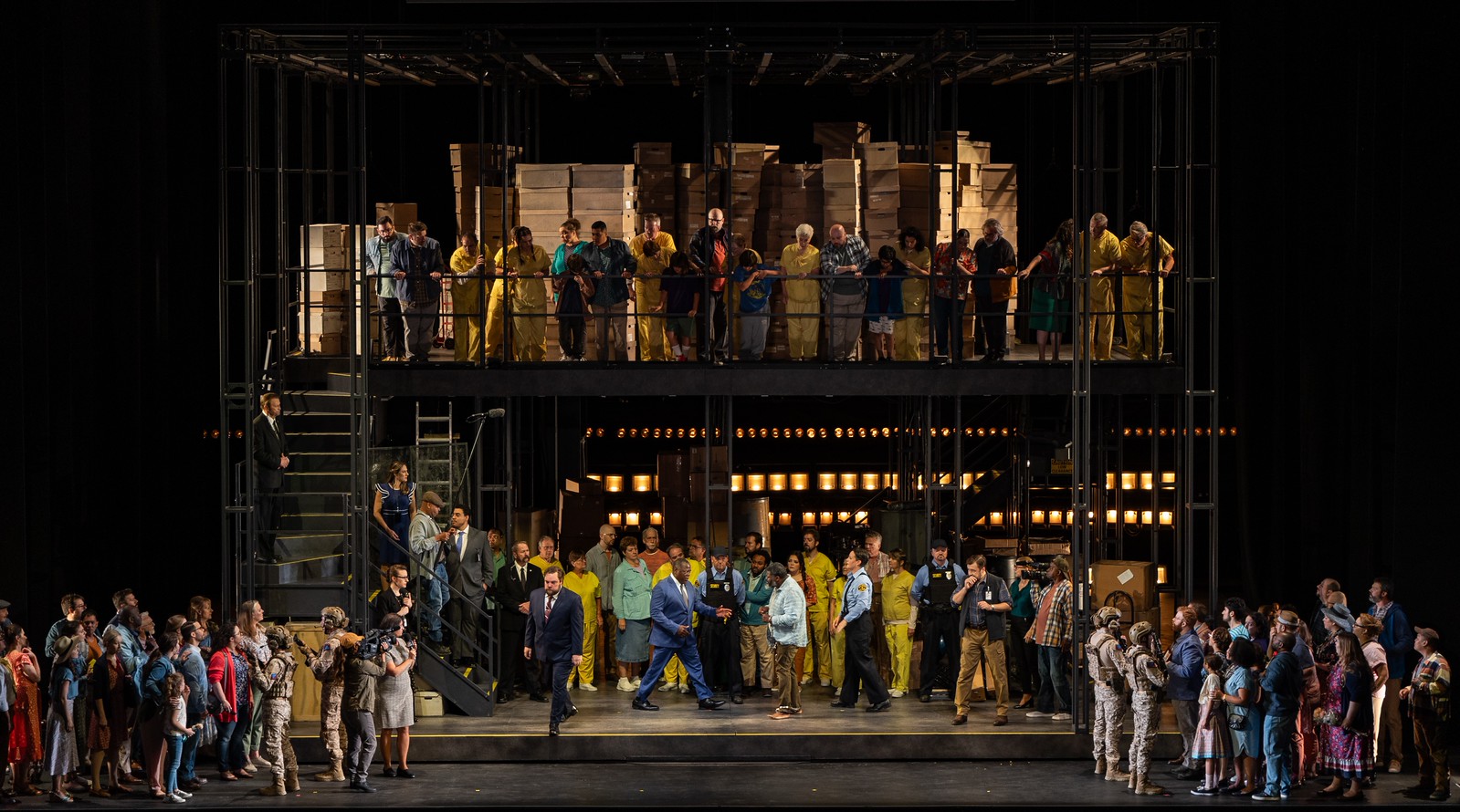 The company of "Fidelio" by Lyric Opera of Chicago. (Todd...