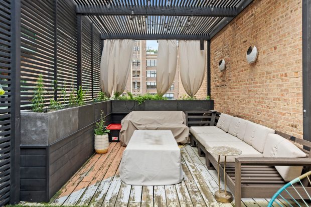 This two-bedroom, two-bath loft in the West Loop recently went on the market for nearly $2 million. (Ryan Wells/Eagle Eye Media)