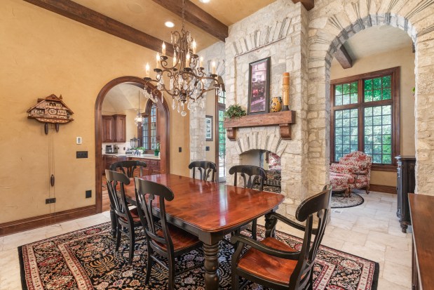 This five-bedroom, eight-bathroom home in Naperville recently went on the market for almost $4 million. (Michael Donovan/ Reel Tour Media)