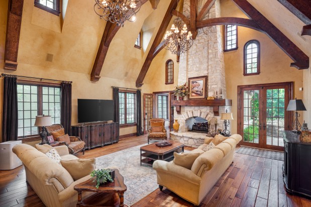 This five-bedroom, eight-bathroom home in Naperville recently went on the market for almost $4 million. (Michael Donovan/ Reel Tour Media)