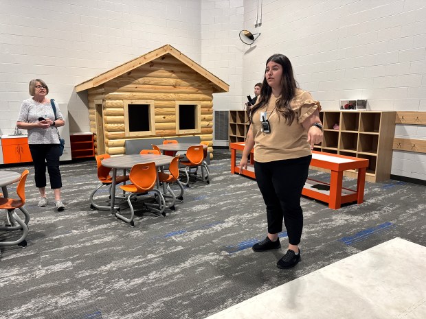 A clubhouse inside the South Haven Boys & Girls Club is among the features on display at the club on Wednesday, Sept. 18, 2024, following a $5.5 million renovation. (Doug Ross/for Post-Tribune)