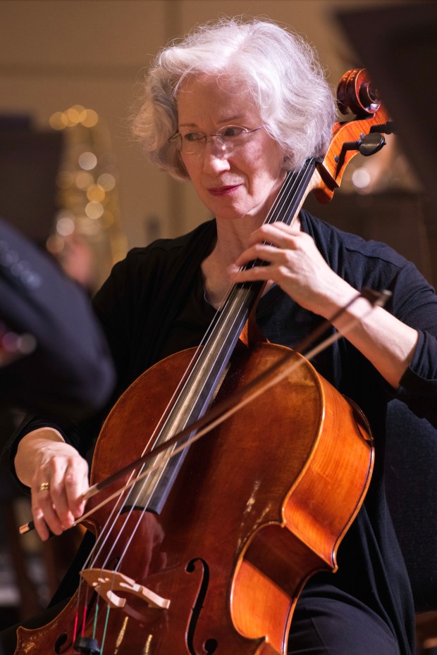 Cellist Emily Lewis Mantell is among more than 60 members of the Illinois Philharmonic Orchestra, which begins its season at Trinity Christian College's Ozinga Chapel in Palos Heights. (Barry Butler Photography)