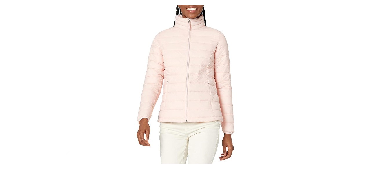 Lightweight Long-Sleeve Full-Zip Water-Resistant Packable Puffer Jacket