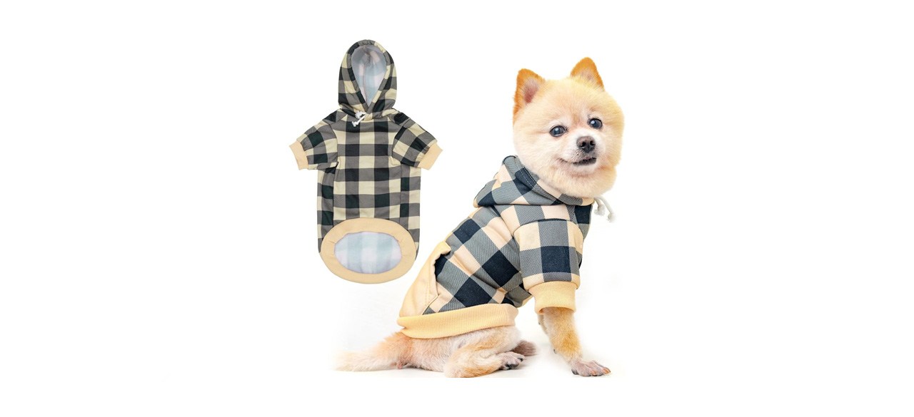 Kooltail Plaid Dog Hoodie