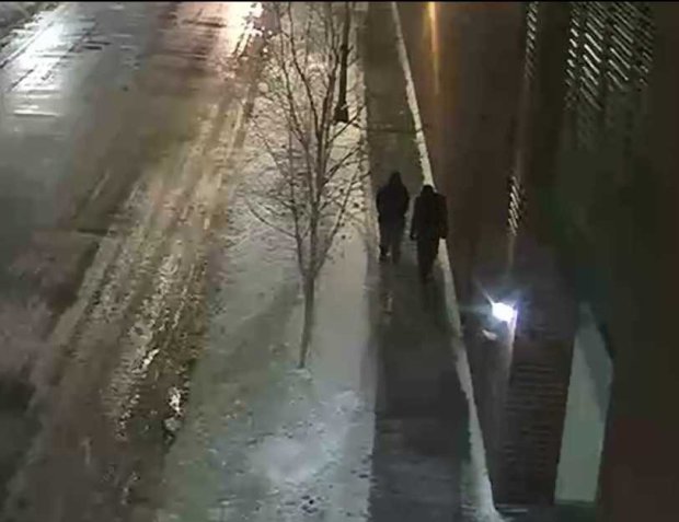 Chicago police retrieved video from dozens of surveillance cameras while investigating an alleged 2019 attack on actor Jussie Smollett in Streeterville, including this blurred image from a POD camera, but the closest POD failed to capture the incident. (Chicago Police Department)