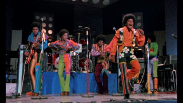 The Jackson 5 perform in "Save the Children: A Concert for the Ages," a newly restored 1973 film capturing the 1972 Black Expo musical lineup. (Netflix)