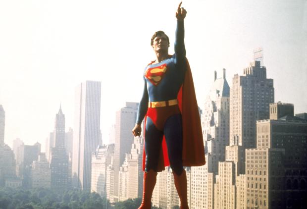 Christopher Reeve in his breakthrough title role of "Superman" (1978). (Warner Brothers/Everett Collection)