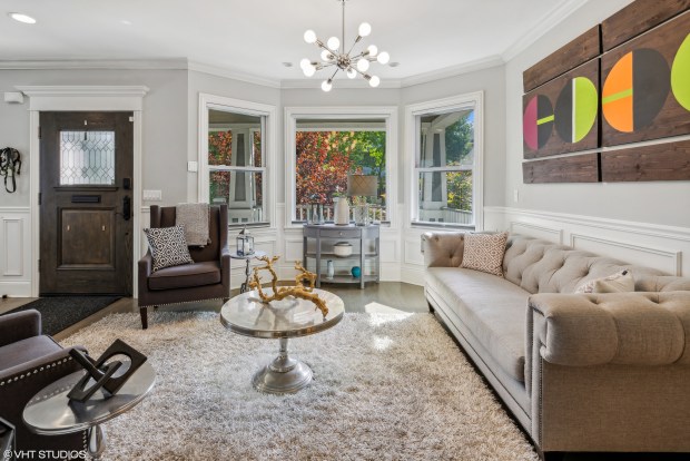 This six-bedroom, four-and-a-half-bath home in the Andersonville neighborhood recently went on the market for almost $1.9 million. (Mike Pickett/VHT)