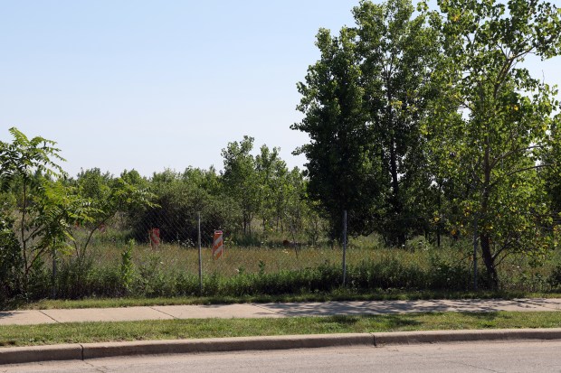 The Illinois Quantum & Microelectronics Park will be built at the former U.S. Steel South Works site, pictured on July 25, 2024. (Terrence Antonio James/Chicago Tribune)