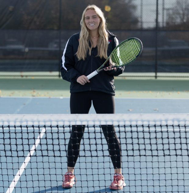 Benet Academy's Shane Delaney poses for a portrait in Lisle on Tuesday, Oct. 29, 2024. (Troy Stolt / for the Naperville Sun)