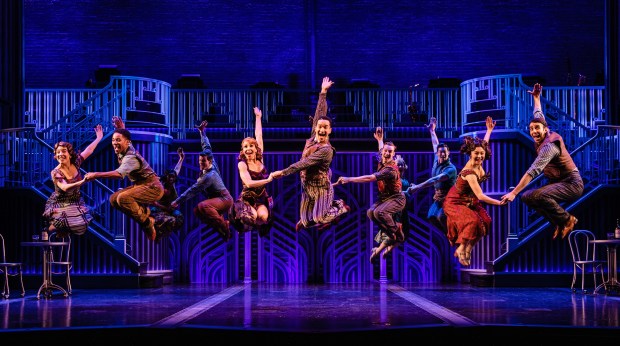 The cast of the original Broadway production of "Some Like It Hot" at the Shubert Theatre in New York. (Marc J. Franklin)