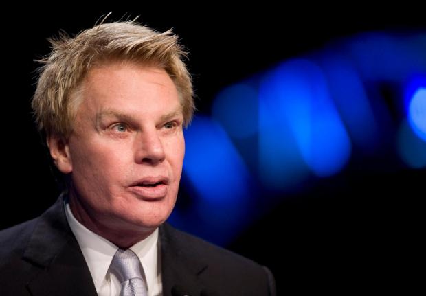 FILE - Michael Jeffries, former CEO of Abercrombie & Fitch, speaks at the annual National Retail Federation conference on Jan. 13, 2009 in New York. (AP Photo/Mark Lennihan, File)