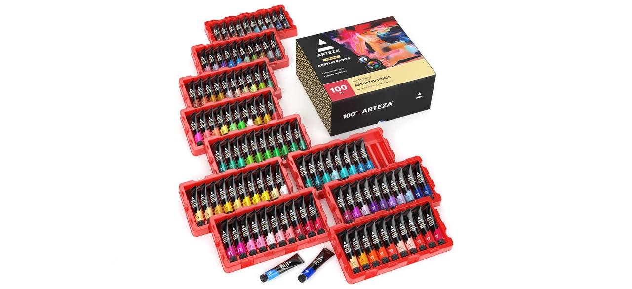 ARTEZA Acrylic 100-Paint Set