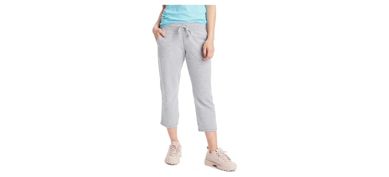 Hanes Women's French Terry Capri Pant