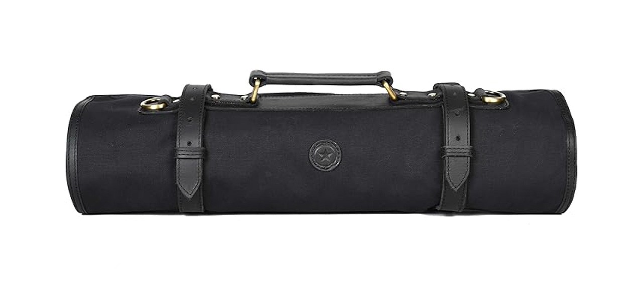 Travel-Friendly Chef Knife Case Roll By Aaron Leather 