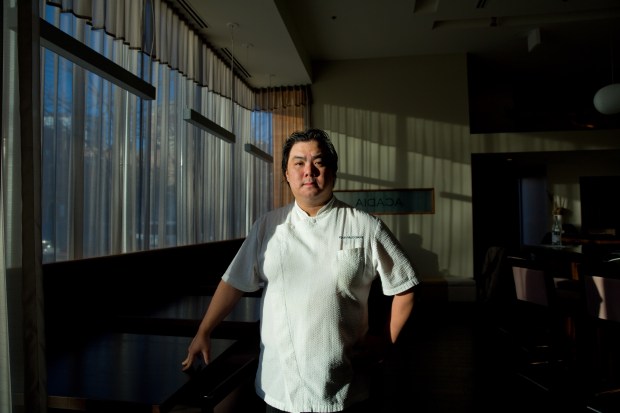 Chef Ryan McCaskey at Acadia in the South Loop on Dec. 13, 2012. (Alex Garcia/Chicago Tribune)