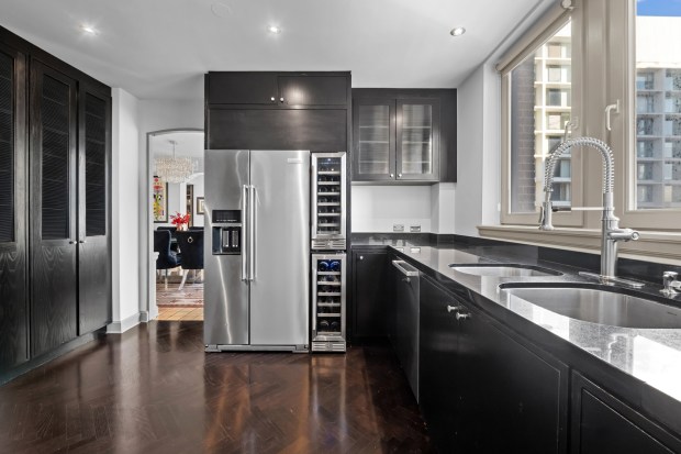 This three-bedroom condo at 421 W. Melrose St., Unit 19C, in Chicago comes with a private elevator. (Raindrop Media)