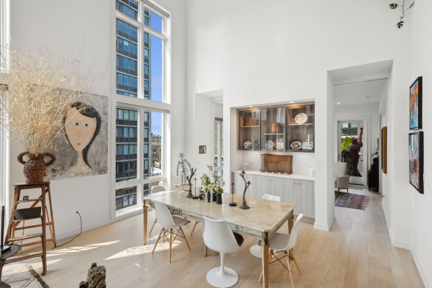 This Lincoln Park penthouse duplex at 2753 N. Hampden Court, Unit PHA, comes with private elevator access and has three en-suite bedrooms. (Joe Compean/VHT)