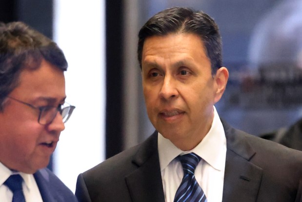 Former ComEd board member Juan Ochoa arrives at the Dirksen U.S. Courthouse, Nov. 19, 2024. (Antonio Perez/Chicago Tribune)