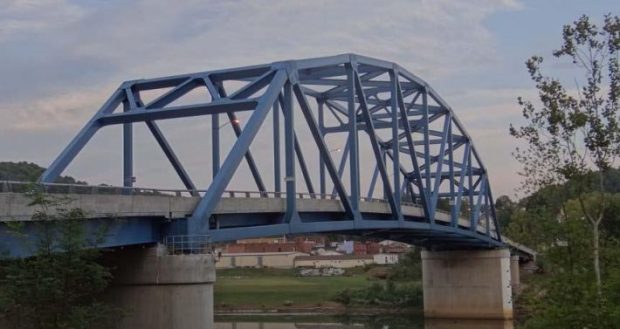 There are five types of bridges from which the Elgin City Council can choose when making a decision on a replacement for the Kimball Street Bridge. This is the steel through truss option. (City of Elgin)