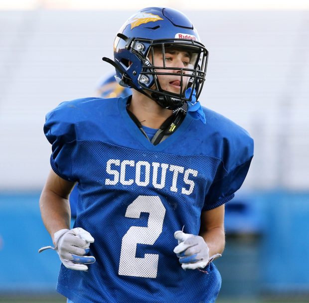 Lake Forest's Charlee Markee (2), during the practice on Wednesday, Oct. 23, 2024, in Lake Forest. (Mark Ukena/for the Lake County News-Sun)