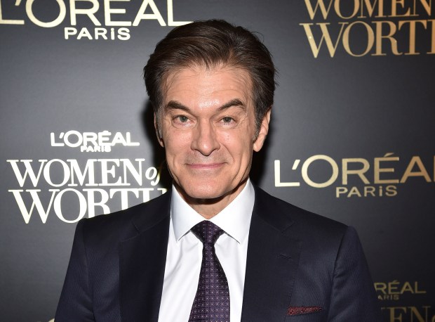 Dr. Mehmet Oz appears at the 14th annual L'Oreal Paris Women of Worth Gala in New York on Dec. 4, 2019.