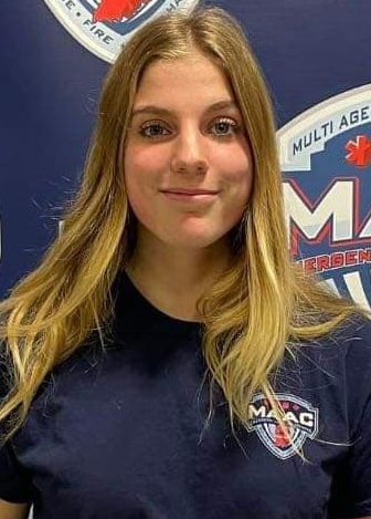 MAAC Foundation graduate Audrey Govert joined the Valparaiso Fire Department on Dec. 1, making her the department's sixth female firefighter. (Photo courtesy of MAAC Foundation)