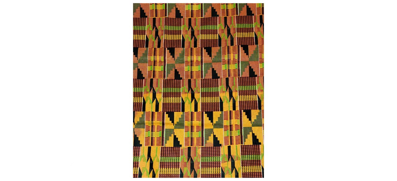 7SymbolsofKwanzaa Kente Wax Fabric