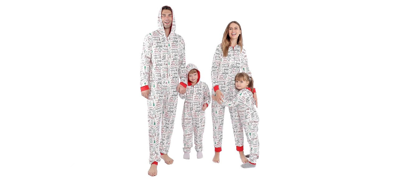 AngelGGH matching Christmas loungewear