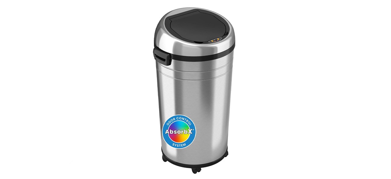 iTouchless 23 Gallon Touchless Stainless Steel Trash Can