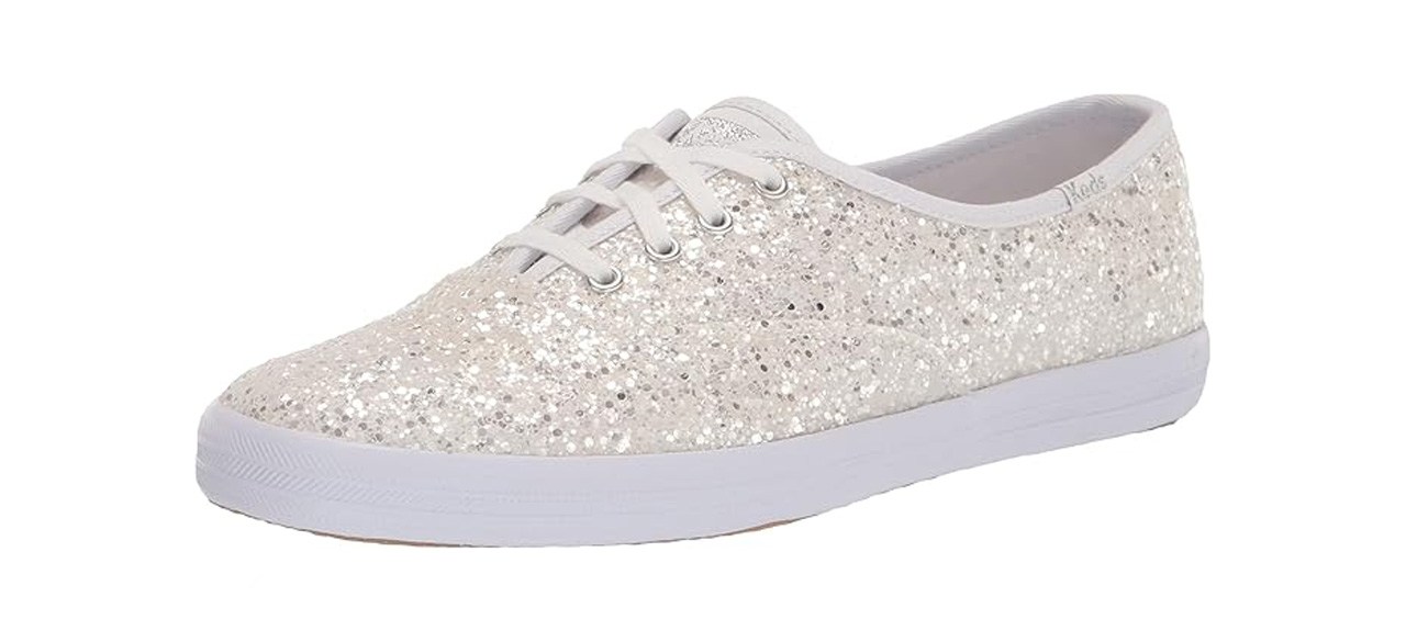 Keds Women's Champion Glitter Lace Up Sneaker