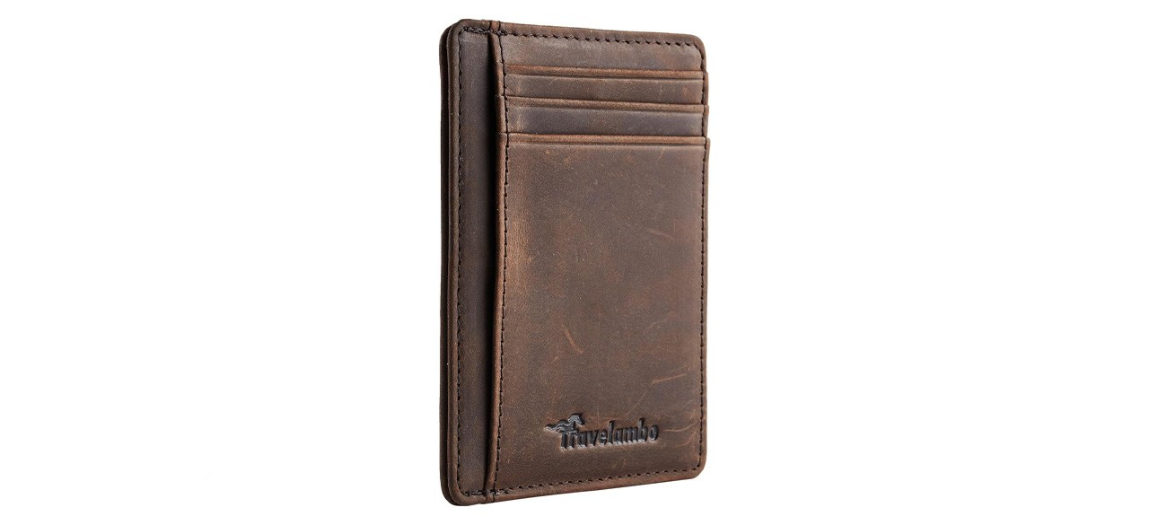 Travelambo Leather RFID Slim Wallet