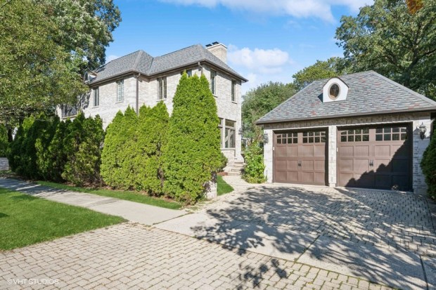 This home at 305 Greenwood Ave.in Glencoe has five bedrooms and a finished basement that includes a rec room and a wine cellar. (Petr Poliak/VHT)