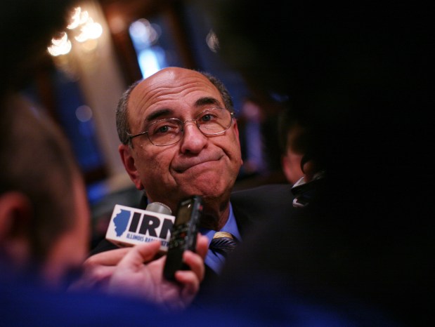 Then-Rep. Lou Lang talks at the Illinois State Capitol in Springfield, May 23, 2012. (E. Jason Wambsgans/Chicago Tribune)