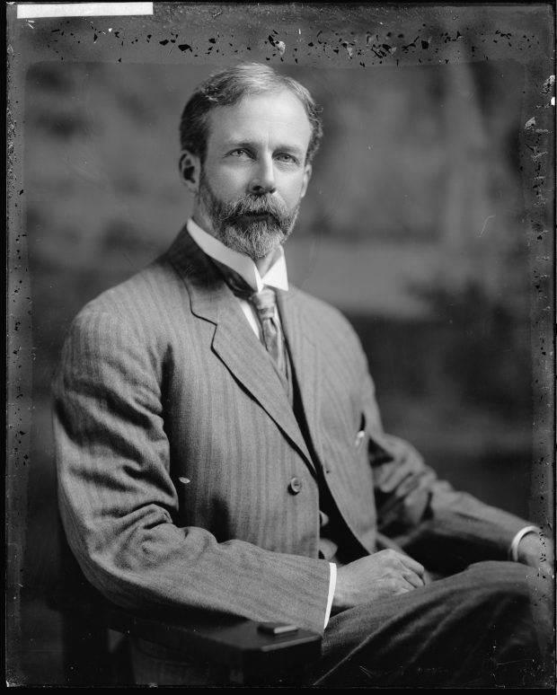 Lorado Taft, sculptor of The Eternal Indian, between 1905 and 1945. (Library of Congress photo)