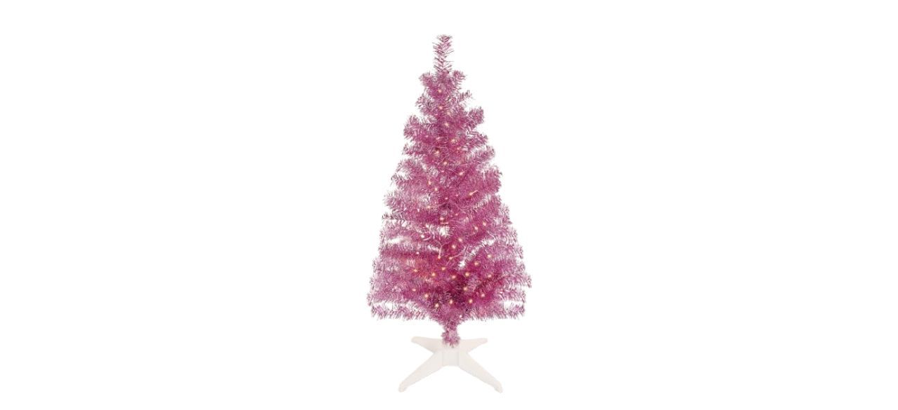 Juegoal 4-Foot Pre-Lit Artificial Christmas Tree