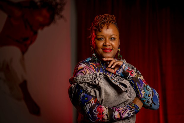 Vershawn Sanders-Ward of Red Clay Dance at her studio on Nov. 25, 2024. (Brian Cassella/Chicago Tribune)