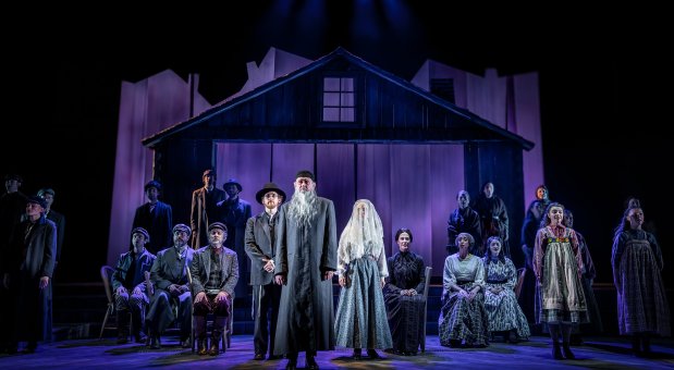 Bill McGough and company in "Fiddler on the Roof" at Drury Lane Theatre in Oakbrook Terrace. (Brett Beiner)