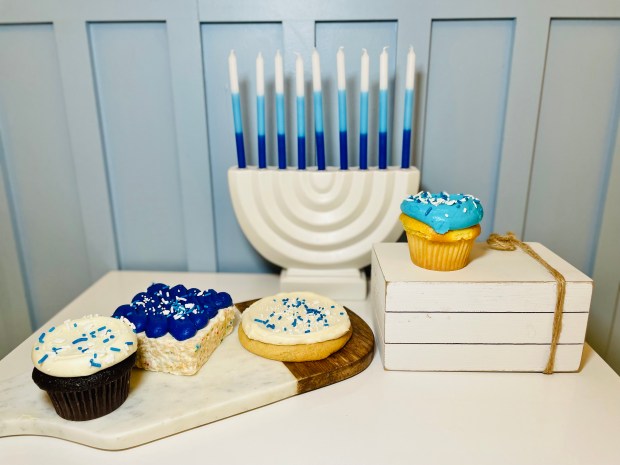 Hanukkah treats from Sweet Mandy B's. (Papergirl PR)