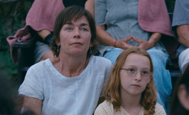 Julianne Nicholson and Zoe Ziegler star in debut feature filmmaker Annie Baker's "Janet Planet." (A24)