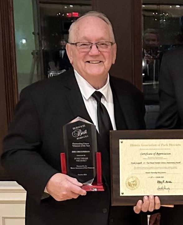 Jerry Christopherson, of Dundee Township, has been honored as the Outstanding Citizen Volunteer of the Year by the Illinois Association of Park Districts. (Dundee Township Park District)